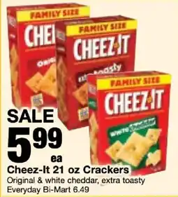Bi-Mart Cheez-it Crackers offer
