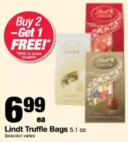Bi-Mart Lindt Truffle Bags offer