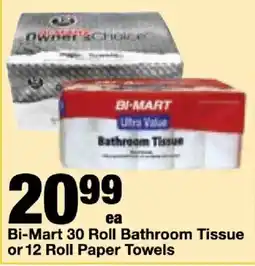 Bi-Mart Bi-Mart bathroom tissue offer