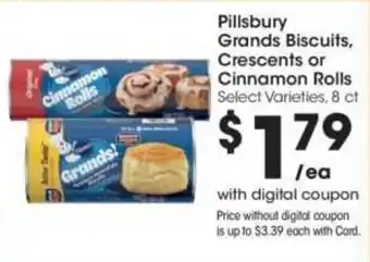 Pillsbury Grands, Crescents or Cinnamon Rolls