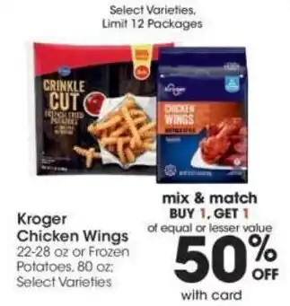 Kroger chicken wings
