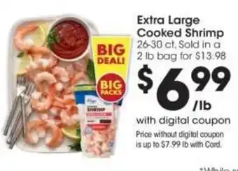 Extra Large Cooked Shrimp