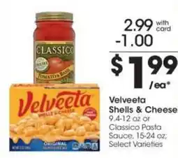 Kroger Velveeta Shells & Cheese offer