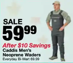 Bi-Mart Caddis Men's Neoprene Waders offer