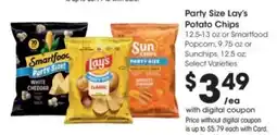 Kroger Party Size Lay's Potato Chips offer