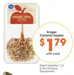 Kroger Kroger caramel apples offer