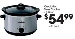 Kroger Crock-Pot Slow Cooker offer