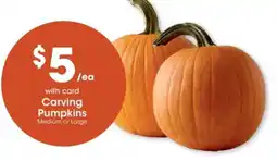 Kroger Carving Pumpkins offer