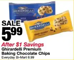 Bi-Mart Ghirardelli Premium Baking Chocolate Chips offer