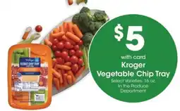 Kroger Kroger Vegetable Chip Tray offer