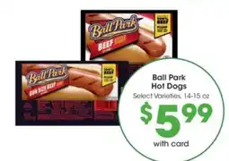 Kroger Ball Park Hot Dogs offer