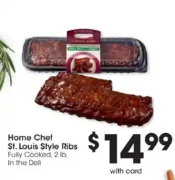 Kroger Home Chef St. Louis Style Ribs offer