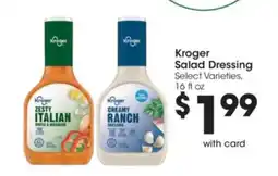 Kroger Kroger salad dressing offer