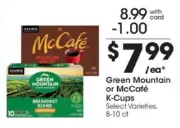 Kroger Green Mountain or McCafe K-Cups offer