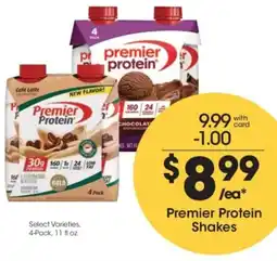 Kroger Premier Protein Shakes offer