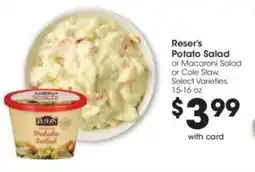 Kroger Reser's Potato Salad offer