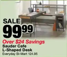 Bi-Mart Sauder Cafe L-Shaped Desk offer