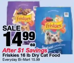 Bi-Mart Friskies Dry Cat Food offer