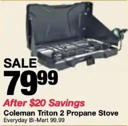 Bi-Mart Coleman Triton 2 Propane Stove offer