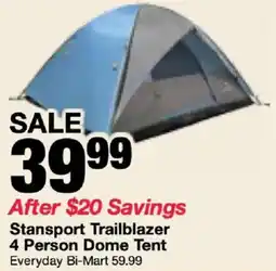 Bi-Mart Stansport Trailblazer 4 Person Dome Tent offer