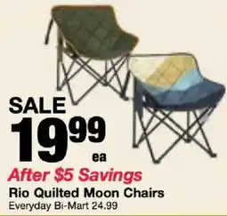 Bi-Mart Rio Quilted Moon Chairs offer