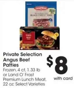 Kroger Private Selection Angus Beef Patties offer