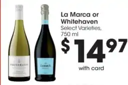 Kroger La Marca or Whitehaven offer