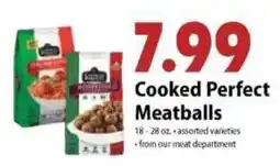 Festival Foods Cooked Perfect Meatballs offer