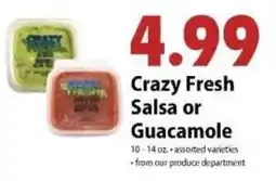 Festival Foods Crazy Fresh Salsa or Guacamole offer