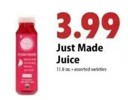 Festival Foods Just Made Juice offer