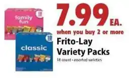 Festival Foods Frito-Lay Variety Packs offer