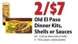 Festival Foods Old El Paso dinner kits, shells or sauces offer