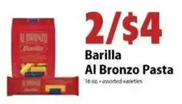 Festival Foods Barilla Al Bronzo Pasta offer