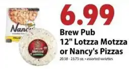 Festival Foods Brew Pub 12" Lotzza Motzza or Nancy's Pizzas offer