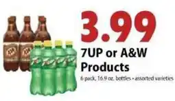 Festival Foods 7up or a&w products offer
