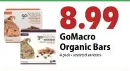 Festival Foods GoMacro Organic Bars offer
