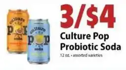 Festival Foods Culture Pop Probiotic Soda offer