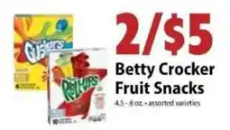 Festival Foods Betty Crocker Fruit Snacks offer