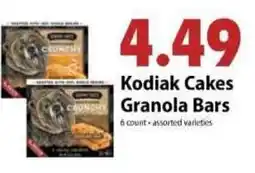 Festival Foods Kodiak Cakes Granola Bars offer