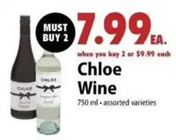 Festival Foods Chloe Wine offer
