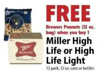 Festival Foods Miller High Life or High Life Light offer