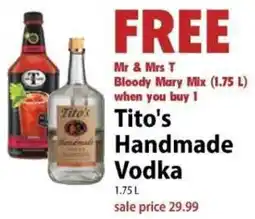 Festival Foods Tito's Handmade Vodka offer