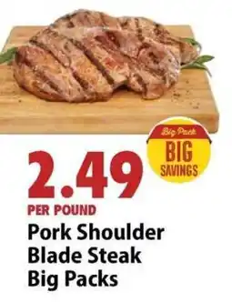Festival Foods Pork Shoulder Blade Steak Big Packs offer