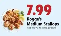Festival Foods Rogge's Medium Scallops offer