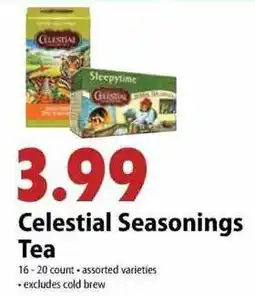Festival Foods Celestial Seasonings Tea offer