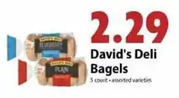 Festival Foods David's Deli Bagels offer