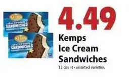 Festival Foods Kemps Ice Cream Sandwiches offer