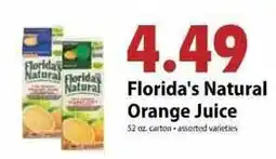 Festival Foods Florida's Natural Orange Juice offer