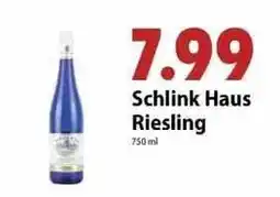 Festival Foods Schlink Haus Riesling offer
