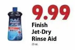 Festival Foods Finish jet-dry rinse aid offer